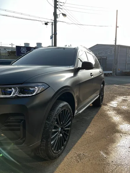 [울산휠마스터][휠도색잘하는집]BMW X7 블랙무광 휠도색 / 울산 북구