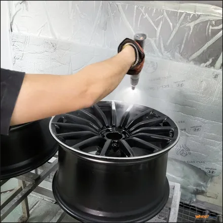 울산 휠마스터 벤츠 AMG GT43 순정휠 투톤 휠복원,휠도색 작업 / 울산 북구