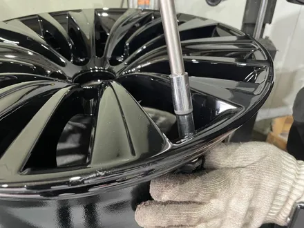 [울산 휠마스터] BMW 5GT 유광블랙 휠 복원 도색 / 울산 북구