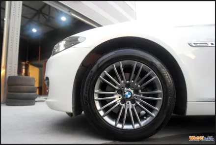 [휠수리][울산휠복원]bmw 520d 순정휠 하이퍼메탈 휠도색 / 울산 북구