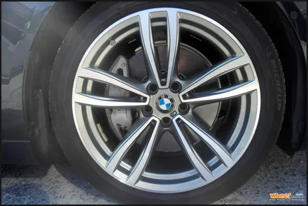 [울산휠수리][휠복원]bmw 740ld 순정 다이아몬드컷팅휠 휠복원 / 울산 북구