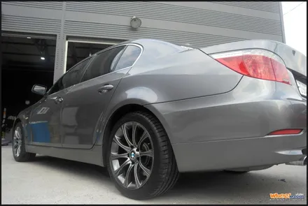 [울산휠][휠도색]bmw e60 5시리즈 하이퍼메탈 분체도장 휠도색 / 울산 북구