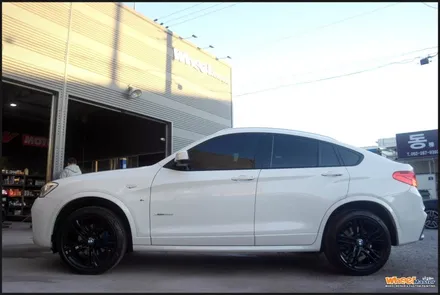 [울산휠][휠수리][휠도색]bmwx4 20인치 순정휠 블랙유광 분체도장 휠도색[휠복원] / 울산 북구