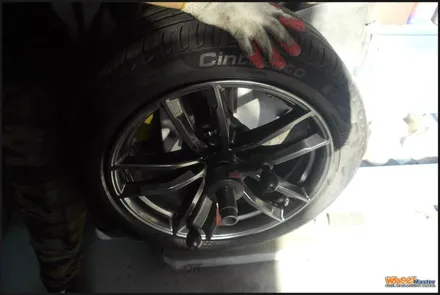 [울산휠수리][휠복원] bmw g30 520d 순정휠 하이퍼메탈 분체도장 휠도색 / 울산 북구