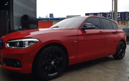 [울산휠마스터][울산휠도색][휠도색잘하는집]BMW 118d 블랙유광 분체도장 / 울산 북구