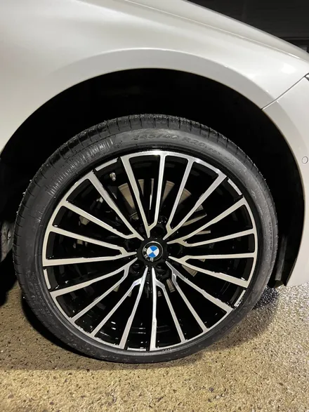 [울산휠마스터][울산휠복원][휠복원맛집]BMW 7시리즈 블랙 다이아몬드컷팅 휠 커스텀 / 울산 북구