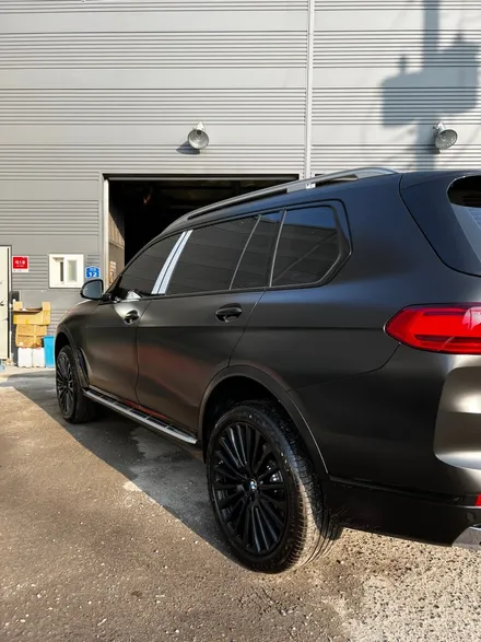 [울산휠마스터][휠도색잘하는집]BMW X7 블랙무광 휠도색 / 울산 북구