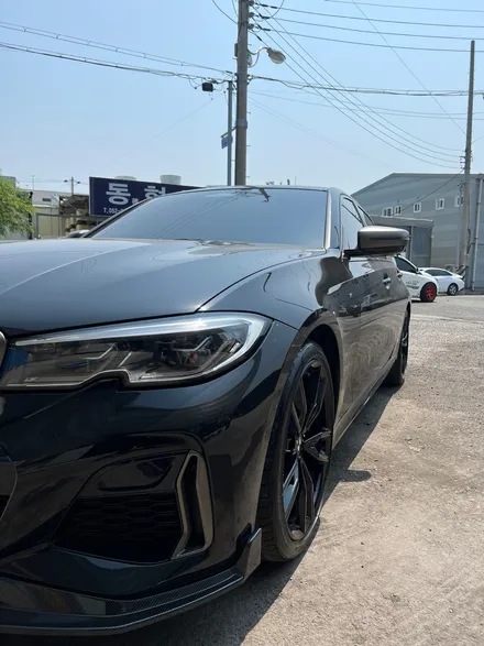 [울산휠마스터][울산휠복원][휠복원맛집]BMW 340I 블랙 유광 휠 도색 / 울산 북구