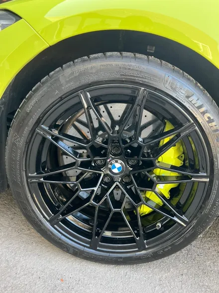[울산휠마스터][울산휠도색][캘리퍼도색][휠, 캘리퍼 도색맛집]BMW M4 휠 블랙유광 복원 및 캘리퍼 도색 / 울산 북구