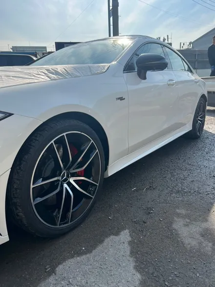 [울산휠마스터][울산캘리퍼도색][캘리퍼도색잘하는집]벤츠 CLS 53 AMG 캘리퍼 도색 / 울산 북구