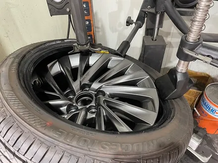 울산 렉서스ES 300H 라이트 건메탈 휠 도색 / 휠수리, 휠복원 / 울산 북구