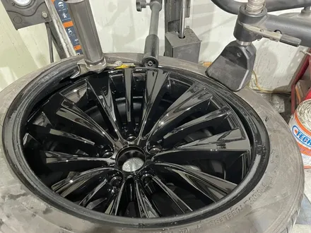 [울산 휠마스터] BMW 5GT 유광블랙 휠 복원 도색 / 울산 북구