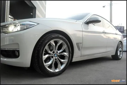[울산휠][휠복원]bmw 3gt 순정휠 하이퍼실버 휠도색 / 울산 북구
