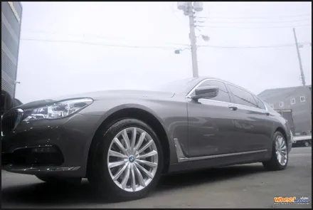 [울산휠도색][휠복원]bmw 730d 순정휠 하이퍼실버 분체도장 휠도색 / 울산 북구