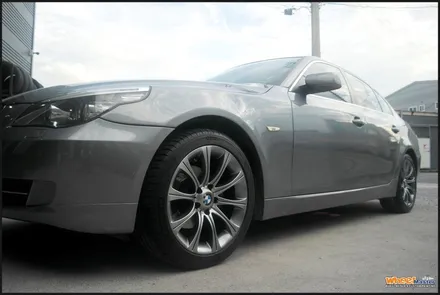 [울산휠][휠도색]bmw e60 5시리즈 하이퍼메탈 분체도장 휠도색 / 울산 북구