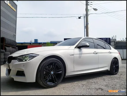 bmw320d 블랙유광 분체도장 휠복원 / 울산 북구