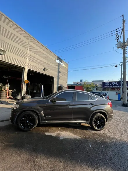 [울산휠마스터][울산휠도색][휠복원도색맛집]BMW X6 휠 블랙유광 도색 / 울산 북구