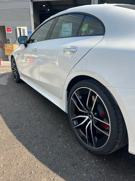 [울산휠마스터][울산캘리퍼도색][캘리퍼도색잘하는집]벤츠 CLS 53 AMG 캘리퍼 도색 / 울산 북구