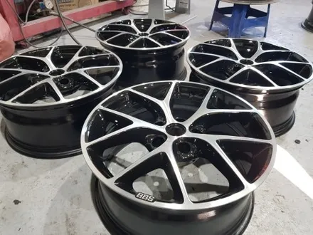 [울산휠마스터] BMW 3시리즈 BBS 블랙폴리쉬 작업 [울산 휠도색, 울산 휠복원, 울산 휠수리, 울산캘리퍼도색] / 울산 북구