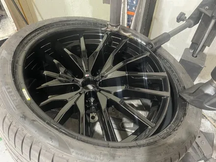 [울산 휠마스터] BMW X6 742M 순정휠 유광블랙 휠 복원 도색 / 울산 북구