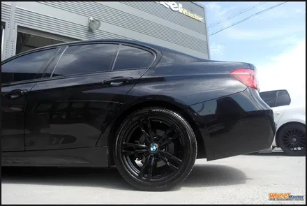 [울산휠튜닝][휠수리]bmw320d 순정휠 블랙유광 휠도색 / 울산 북구