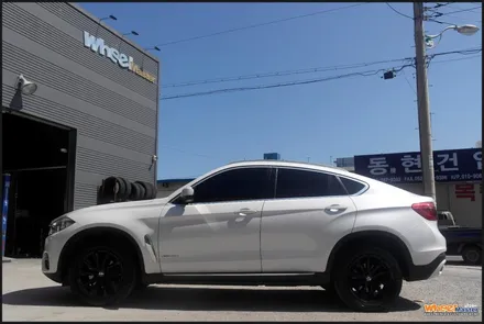 [휠도색][울산휠수리]bmw x6 순정휠 블랙유광 휠도색 / 울산 북구