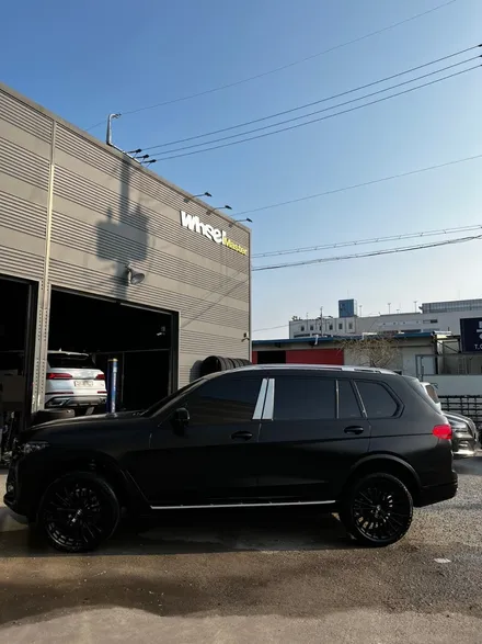 [울산휠마스터][휠도색잘하는집]BMW X7 블랙무광 휠도색 / 울산 북구