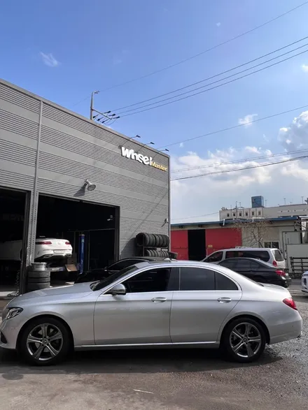 [울산휠마스터][휠도색잘하는집]벤츠 E  고스트크롬 휠도색 / 울산 북구