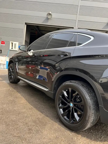 [울산휠마스터][휠도색잘하는집]BMW X6 블랙유광 휠도색 / 울산 북구