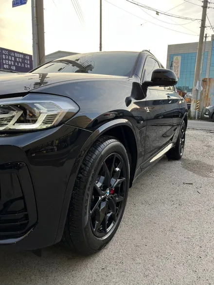[울산휠마스터][울산휠도색][캘리퍼도색][휠, 캘리퍼 도색맛집]BMW X4 휠 블랙유광 및 캘리퍼 도색 / 울산 북구