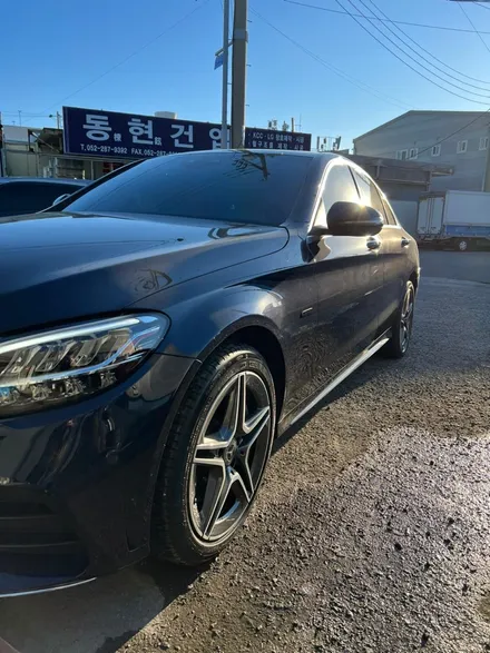 [울산휠마스터][울산휠복원][휠복원맛집]벤츠 C300E 다이아몬드컷팅 휠 복원 / 울산 북구