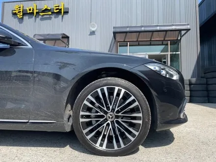 울산 벤츠 W223 S클래스 다이아몬드컷팅 휠 복원 / 울산 휠 도색, 울산 휠 수리 / 울산 북구