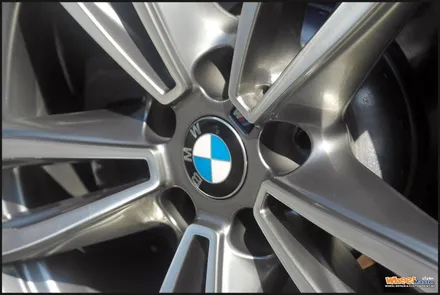 [울산휠수리][휠복원]bmw 740ld 순정 다이아몬드컷팅휠 휠복원 / 울산 북구