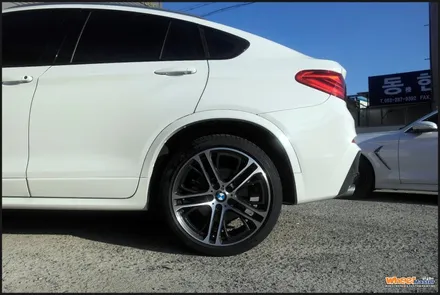 [울산휠][다이아몬드컷팅휠][휠수리]bmwx4순정휠 다이아몬드컷팅휠복원 / 울산 북구