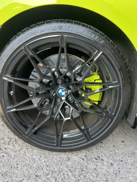 [울산휠마스터][울산휠도색][캘리퍼도색][휠, 캘리퍼 도색맛집]BMW M4 휠 블랙유광 복원 및 캘리퍼 도색 / 울산 북구