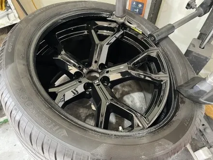 울산 BMW X6 유광블랙 분체도장 휠 도색 / 울산 휠 복원, 울산 휠 수리 / 울산 북구