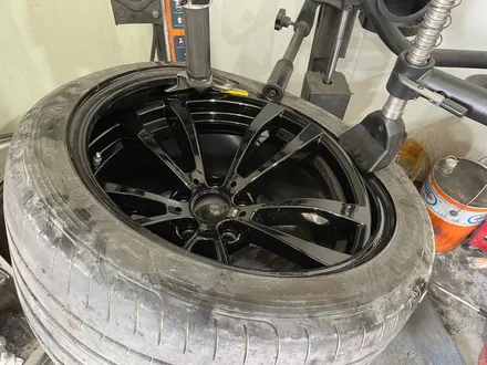 울산 BMW X6 유광블랙 분체도장 휠도색 / 울산 휠 수리, 울산 휠 복원 / 울산 북구