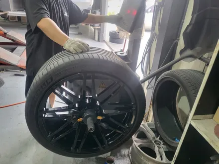 울산휠마스터 벤츠 G63AMG 브라부스휠 유광블랙 분체도장 휠 복원 도색 / 울산 북구