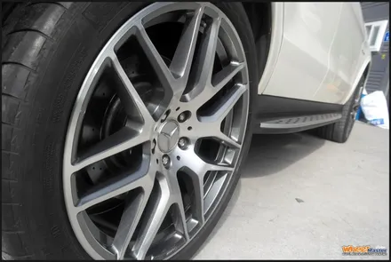 [울산다이아몬드컷팅휠][울산휠수리]벤츠 ml63amg 다이아몬드컷팅휠수리 / 울산 북구