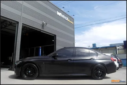 [울산휠튜닝][휠수리]bmw320d 순정휠 블랙유광 휠도색 / 울산 북구