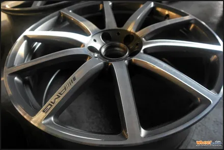 [울산휠수리][휠복원]벤츠w222 s클래스 s63amg 순정휠 다이아몬드컷팅휠수리[휠도색] / 울산 북구