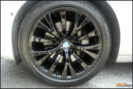[울산휠도색][휠수리]bmw 5gt 순정휠 블랙유광 분체도장 휠도색[휠복원] / 울산 북구