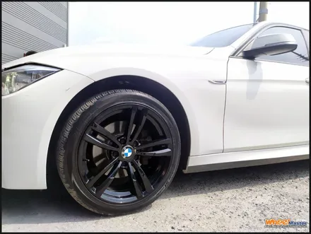 bmw320d 블랙유광 분체도장 휠복원 / 울산 북구