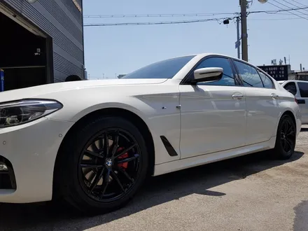 [울산휠마스터][울산휠도색][울산캘리퍼도색]bmw 5시리즈 블랙유광 분체도장 및 캘리퍼 도색 / 울산 북구