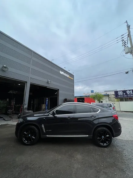 [울산휠마스터][휠도색잘하는집]BMW X6 휠복원, 휠 반무광 블랙 도색 / 울산 북구