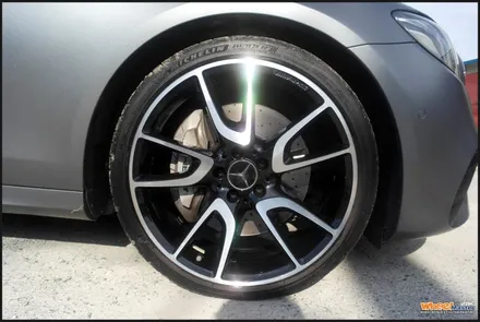 [울산휠][휠수리][휠도색]벤츠 e43amg 순정휠 다이아몬드컷팅휠수리[휠복원] / 울산 북구
