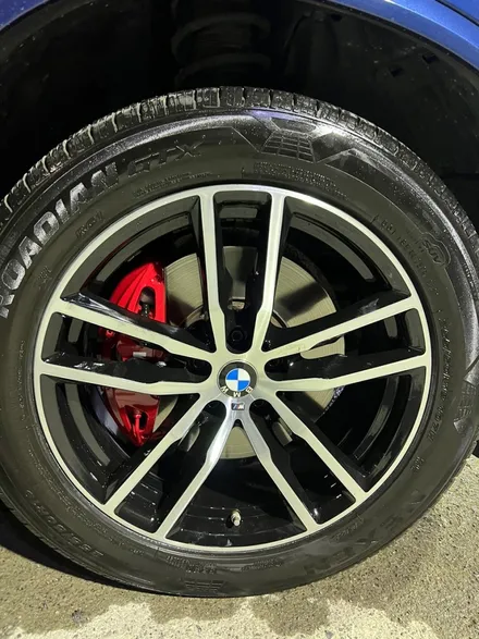 [울산휠마스터][울산휠복원][휠복원맛집]BMW X4 블랙 다이아몬드컷팅 휠 커스텀, 캘리퍼 도색 / 울산 북구