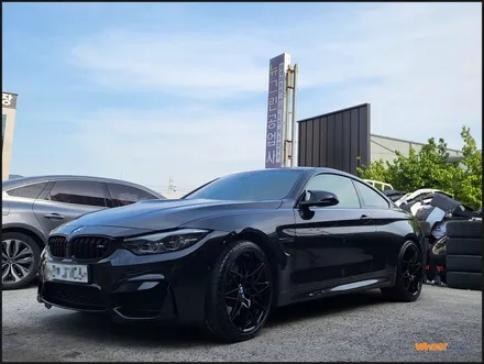 [울산휠도색,휠수리,휠복원] 울산휠마스터 bmw m4 컴페티션 20인치 666m휠 블랙유광 휠도색 / 울산 북구
