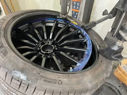 울산휠마스터 벤츠 AMG GT 무광블랙 휠 복원 도색 / 울산 북구