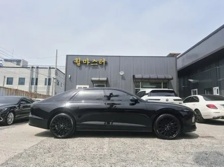 [울산휠마스터] GN7 그랜저 20인치 유광블랙 분체도장 휠 도색 / 울산휠복원 / 울산 북구